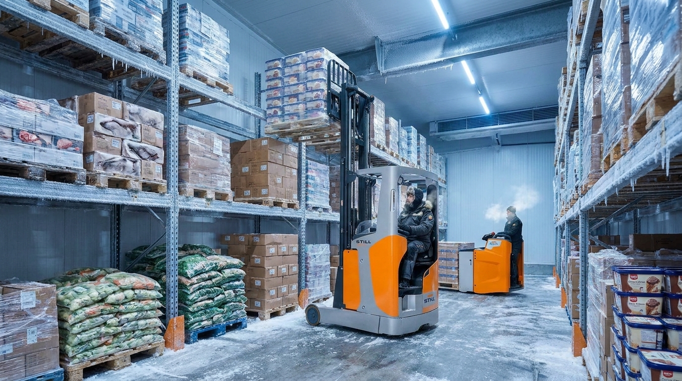 xe nâng kho lạnh still xe nâng kho lạnh still