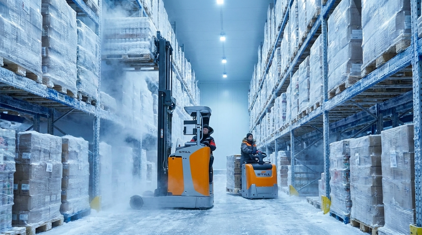 xe nâng kho lạnh still xe nâng kho lạnh still