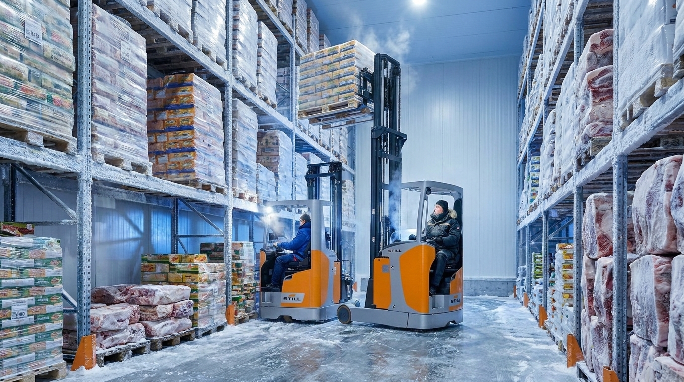 xe nâng kho lạnh still xe nâng kho lạnh still